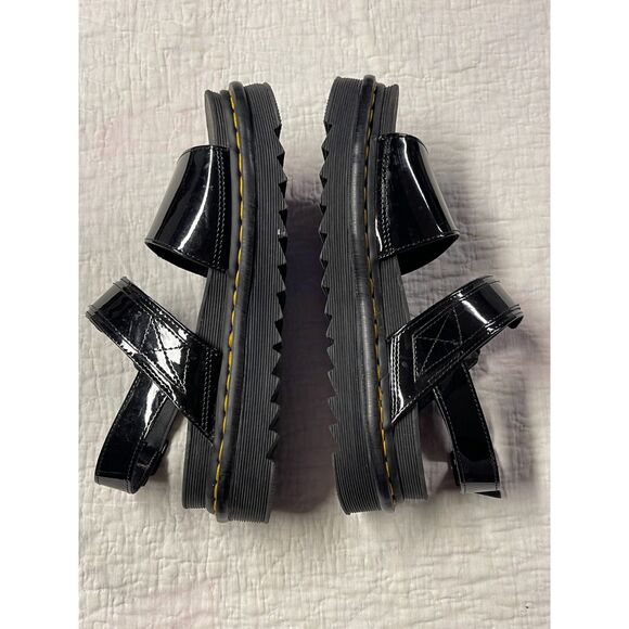 Dr. Martens Voss Platform Sandals – W Size US 10 / EU 42, Black Patent Leather - Picture 4 of 11